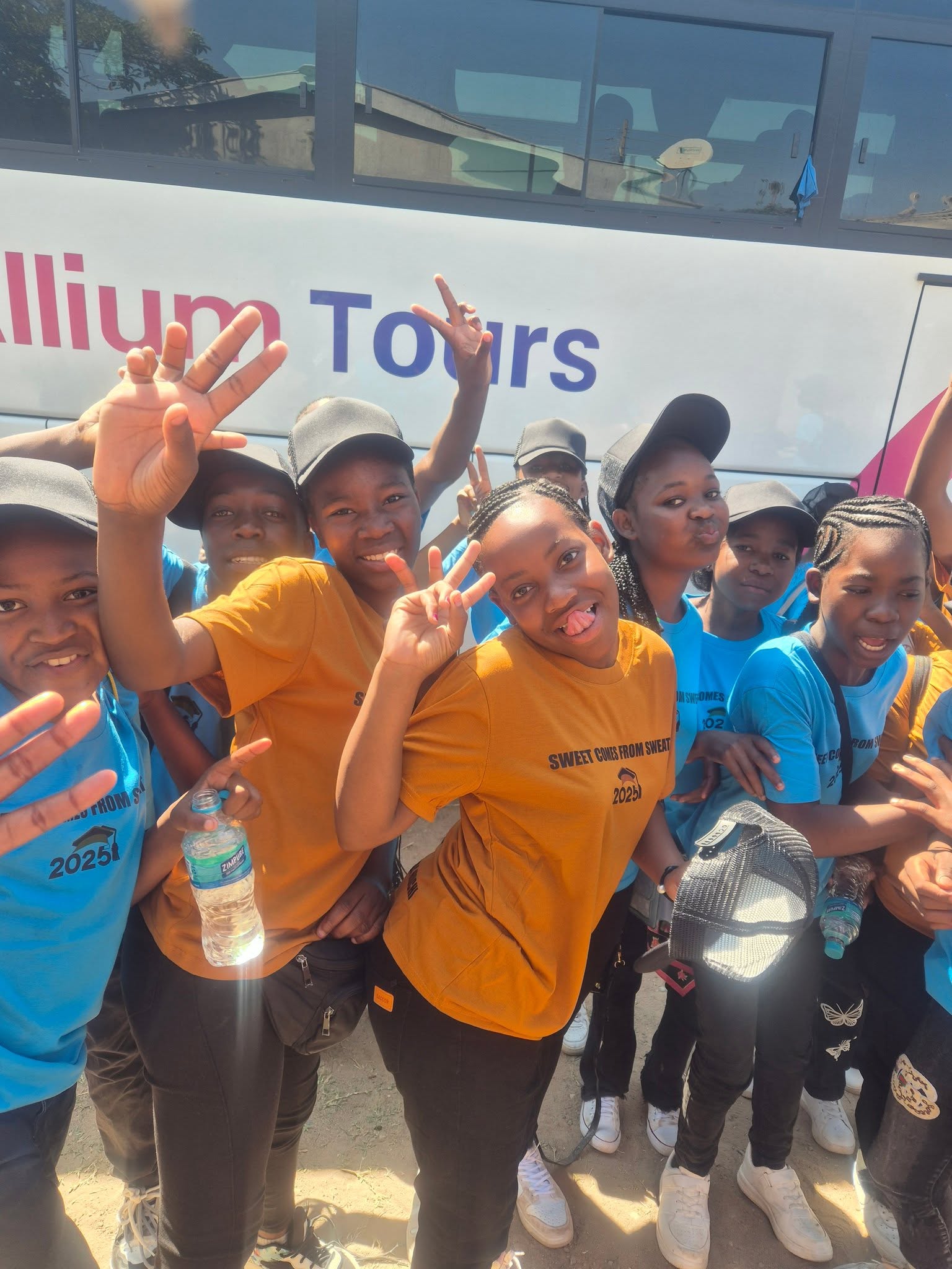 Blue Allium Tours Happy Students