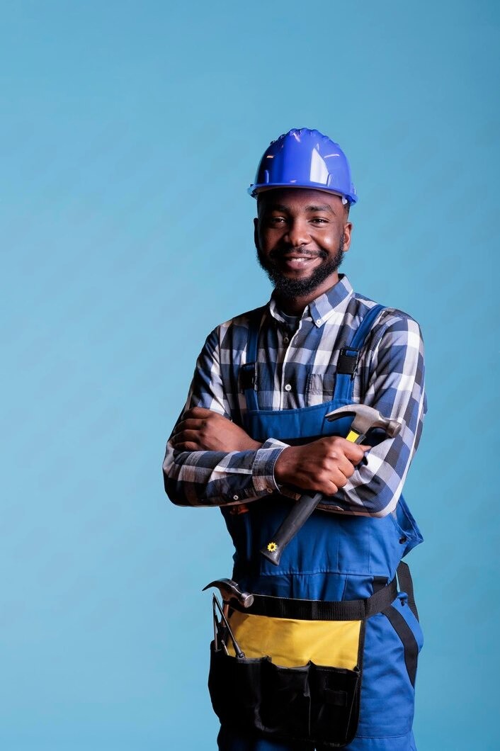 Bluemart engineer at work